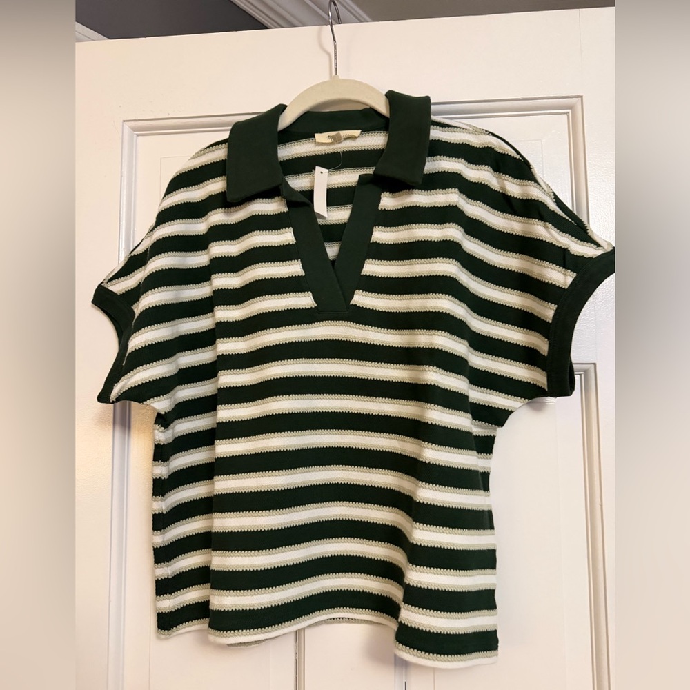 Madewell polo sweater new with tags